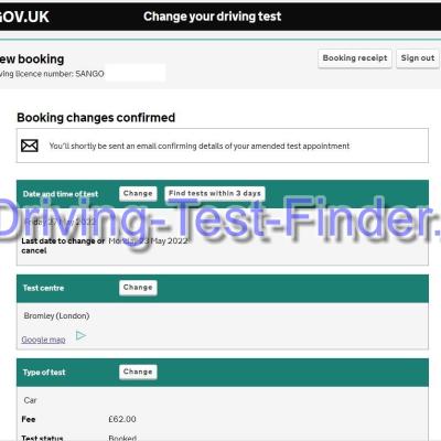 Bromley London Driving Test Cancellations 3