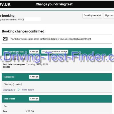 Chertsey London Driving Test Cancellations 02