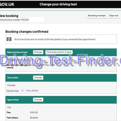 Crawley Driving Test Cancellations