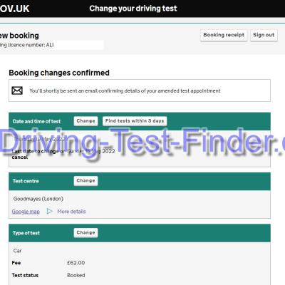 Goodmayes London Driving Test Cancellations 3