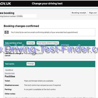 Guildford Driving Test Cancellations