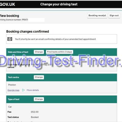 Preston Driving Test Cancellations 2