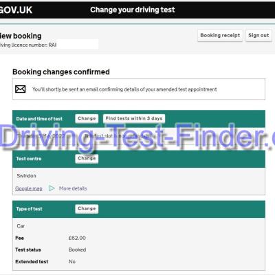 Swindon Driving Test Cancellations 1